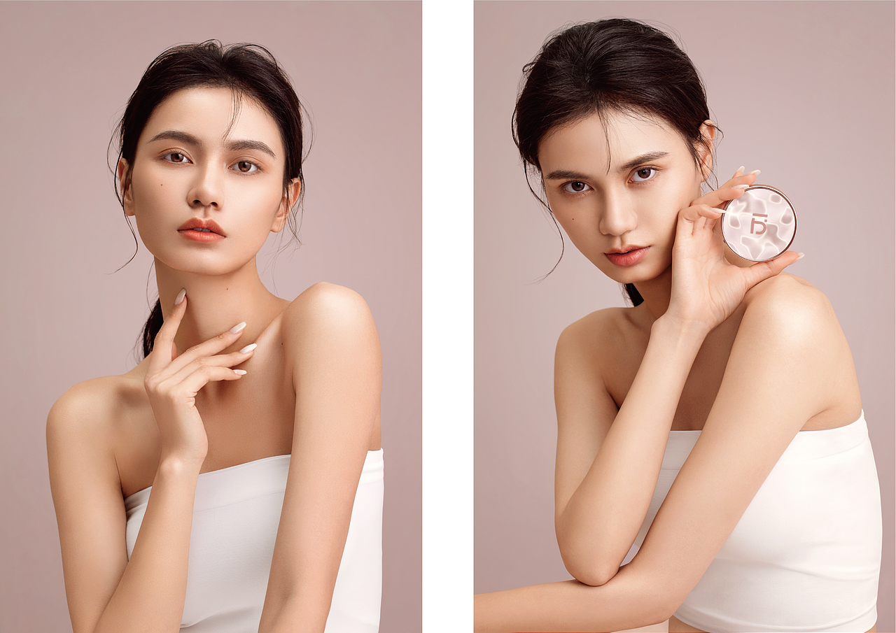 2022馥碧诗粉霜、定妆喷雾、粉扑、模特拍摄（图ZMzM2NzY4OTcy） - 产品摄影 - 站酷设计师JackieWongxx原创素材 - 站酷ZCOOL