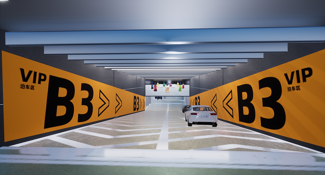 Twinmotion-可视化商场地库视觉升级（图ZMzQ5NDA1NjUy） - 动画/影视 - 站酷设计师RuChao原创素材 - 站酷ZCOOL