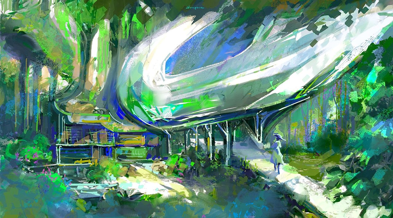 主题乐园概念场景
