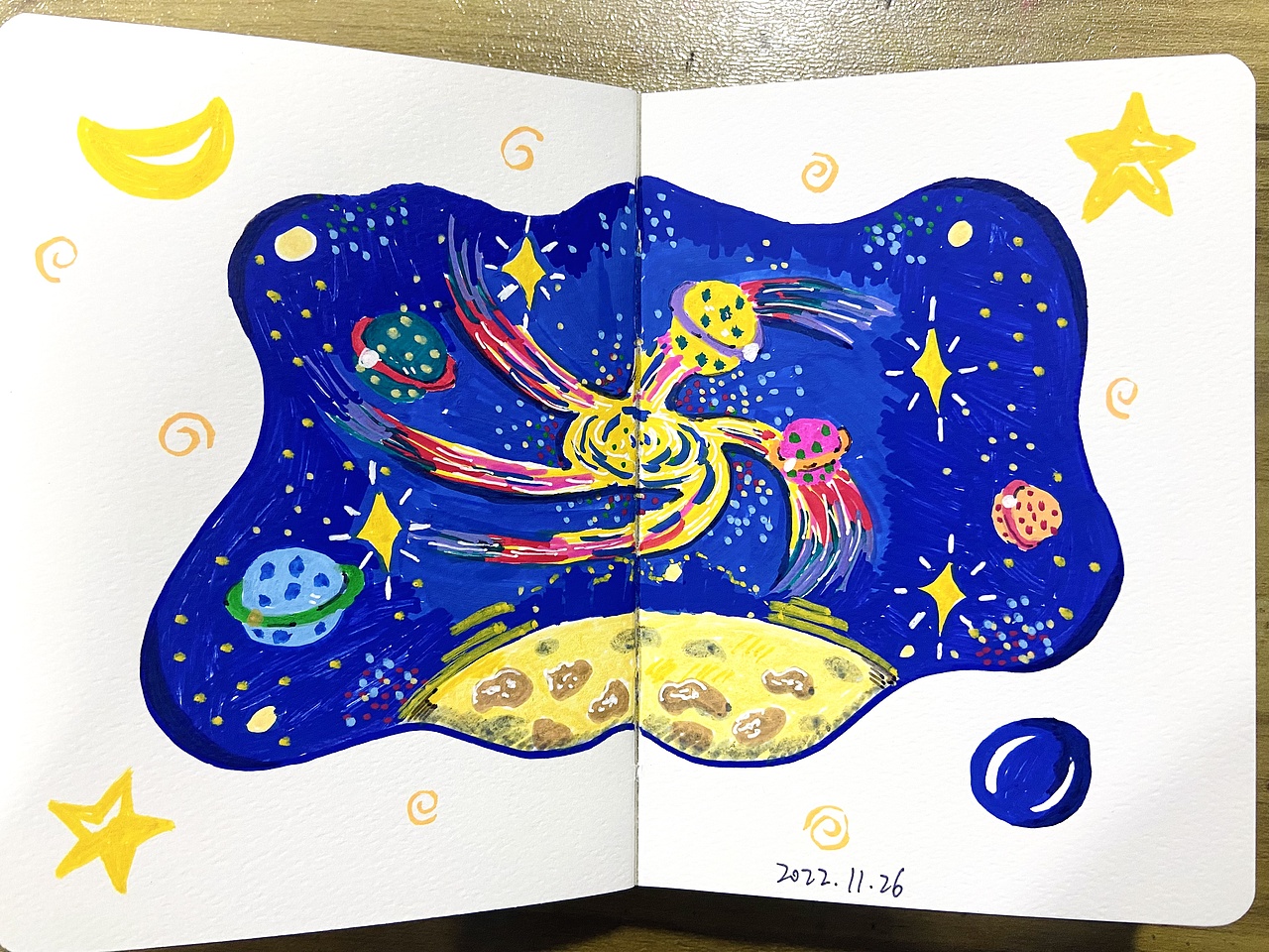 #速写实验室 day-3 星月（图ZMzIzNzIxMTg0） - 儿童插画 - 站酷设计师雪花胖妞妞原创素材 - 站酷ZCOOL
