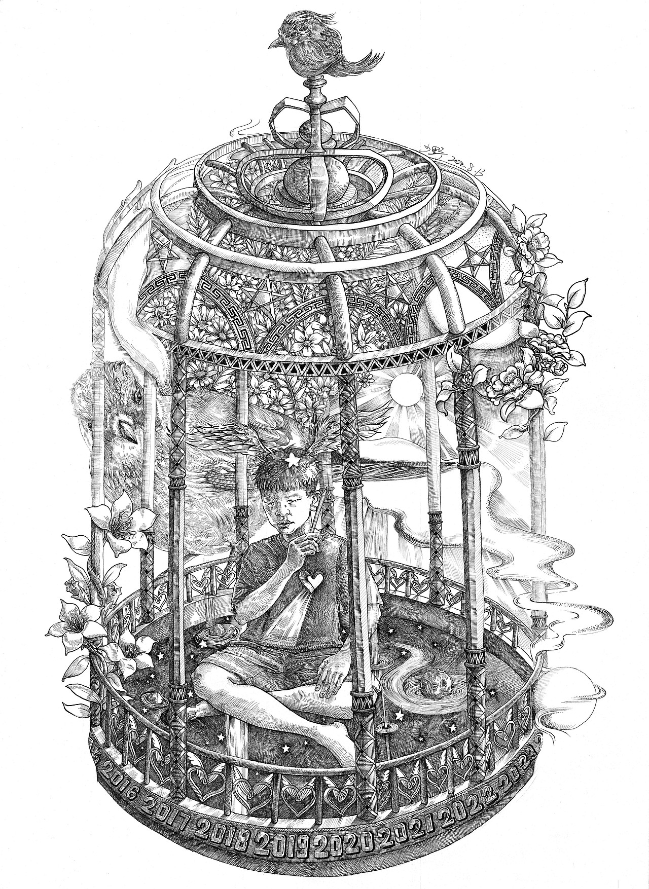 2022业余爱好【插画】年终回顾(图ZMzI4MjcwNTM2) - 艺术插画 - 站酷设计师少野1029原创素材 - 站酷ZCOOL