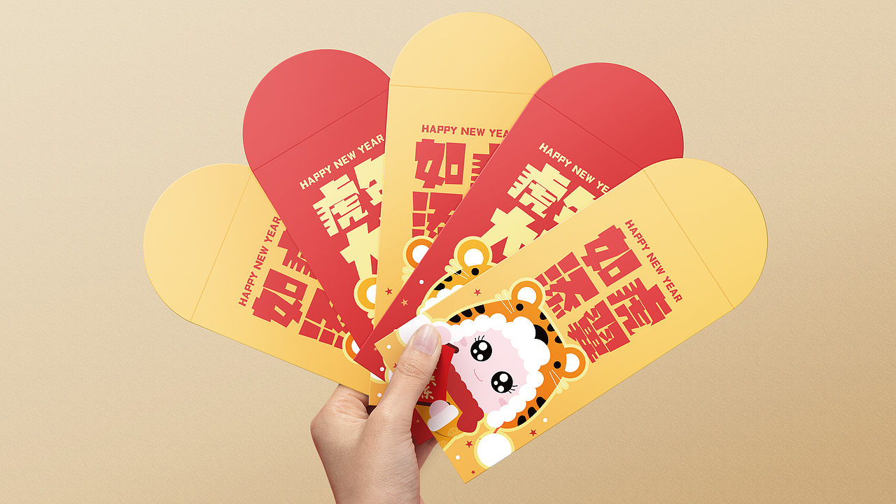 博羅青年2022年虎年紅包（圖ZMzA1NTAxNjc2） - IP形象 - 站酷設計師miu_繆桂良原創(chuàng)素材 - 站酷ZCOOL