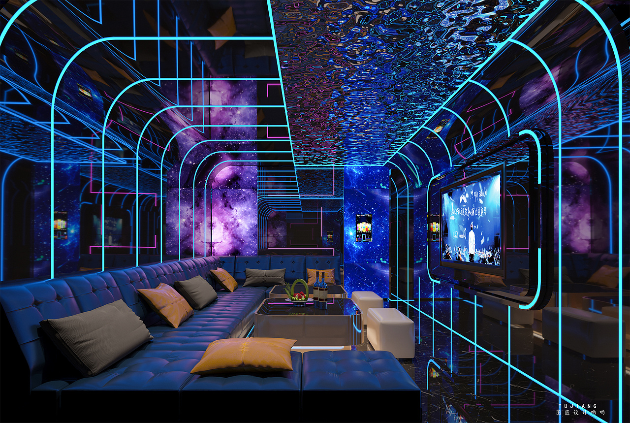 那些顶级的KTV夜场空间设计的样子!