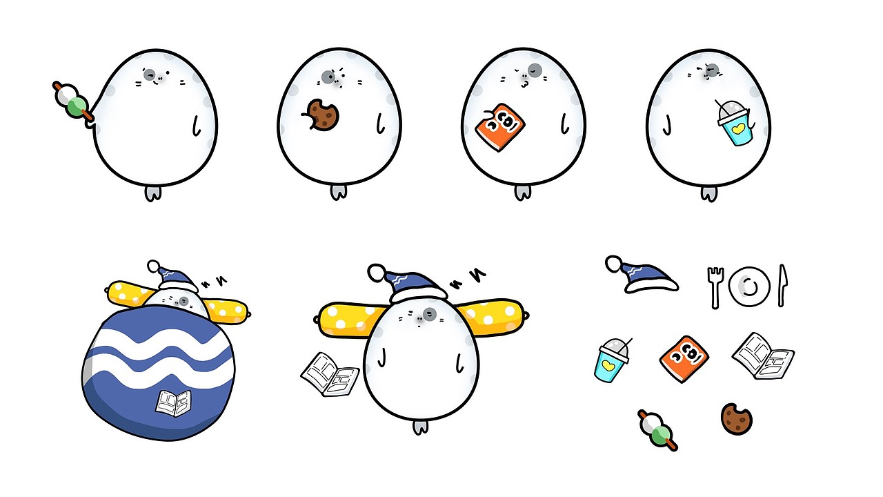 漫画屋 | 斑海豹漫画屋品牌图形延展设计