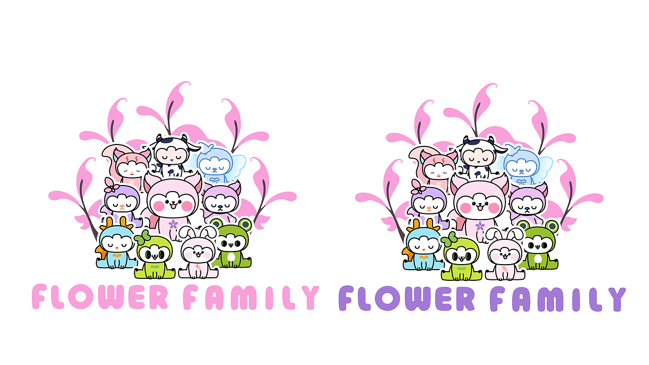 作品集 | 原创IP设计 | 花小狸&花花家族