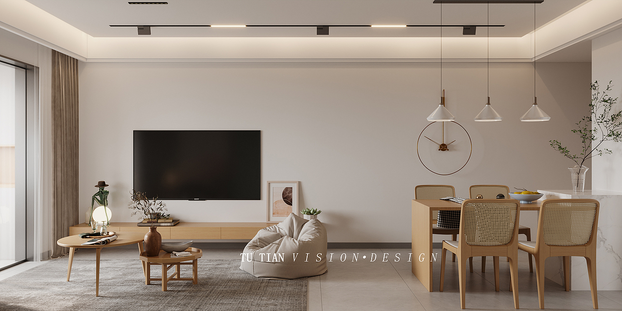 TU TIAN |现代日式原木+奶绿