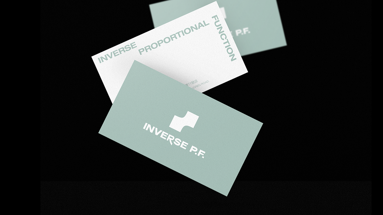 INVERSE P.F. Visual Identity | 反比例函数品牌设计（图ZMzA0NjA2Mjc2） - 品牌 - 站酷设计师董仔RRR原创素材 - 站酷ZCOOL