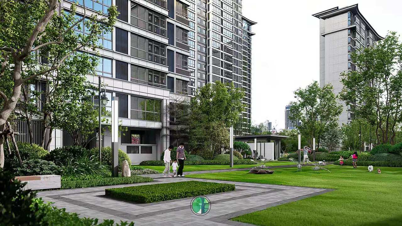 LUMION园区效果图（图ZMjk5MTc4OTI0） - 建筑/空间 - 站酷设计师景观设计郭大帅原创素材 - 站酷ZCOOL