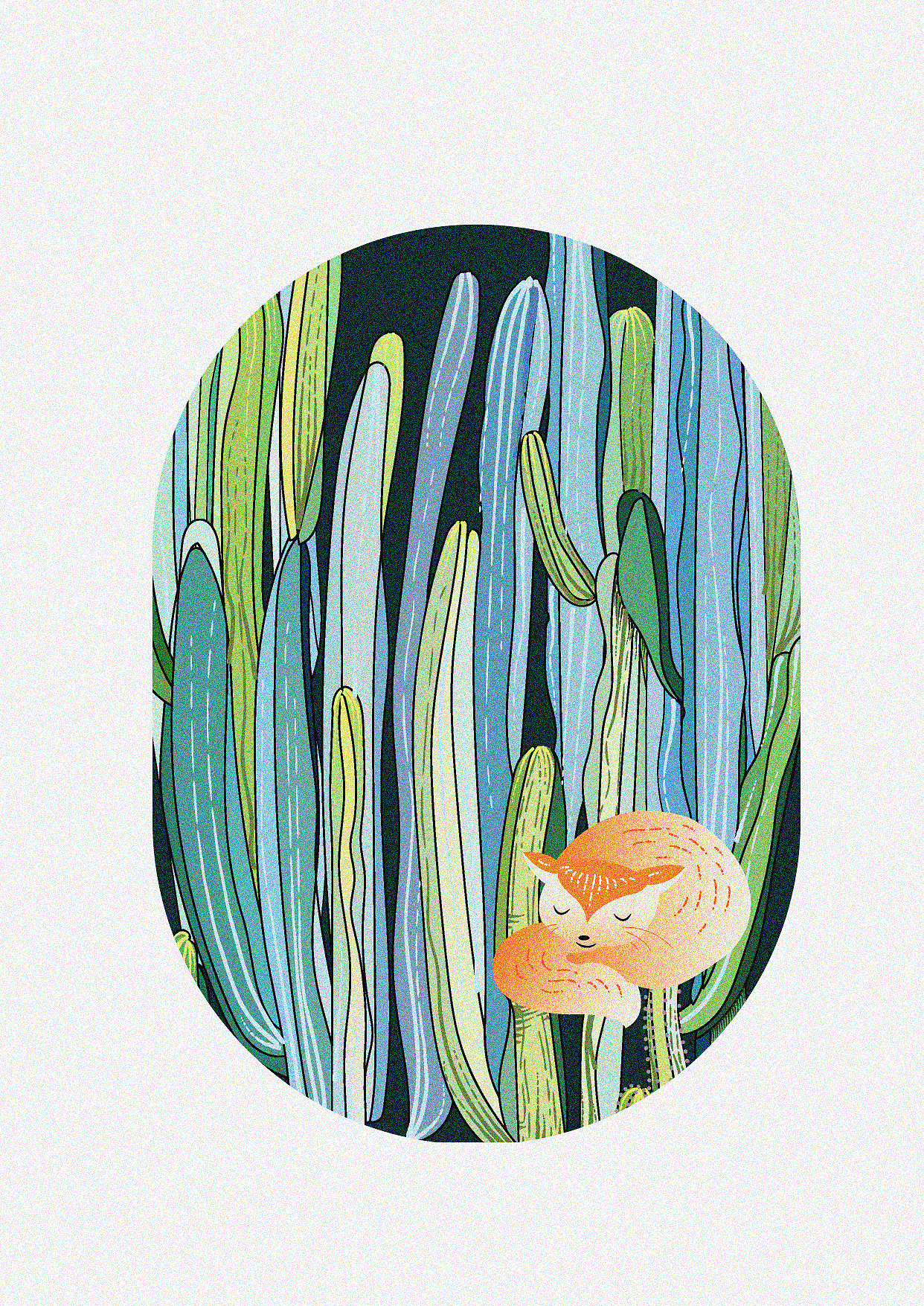 憨憨小狐狸（图ZMzUzODgxNTAw） - 艺术插画 - 站酷设计师懒猫先生popo原创素材 - 站酷ZCOOL