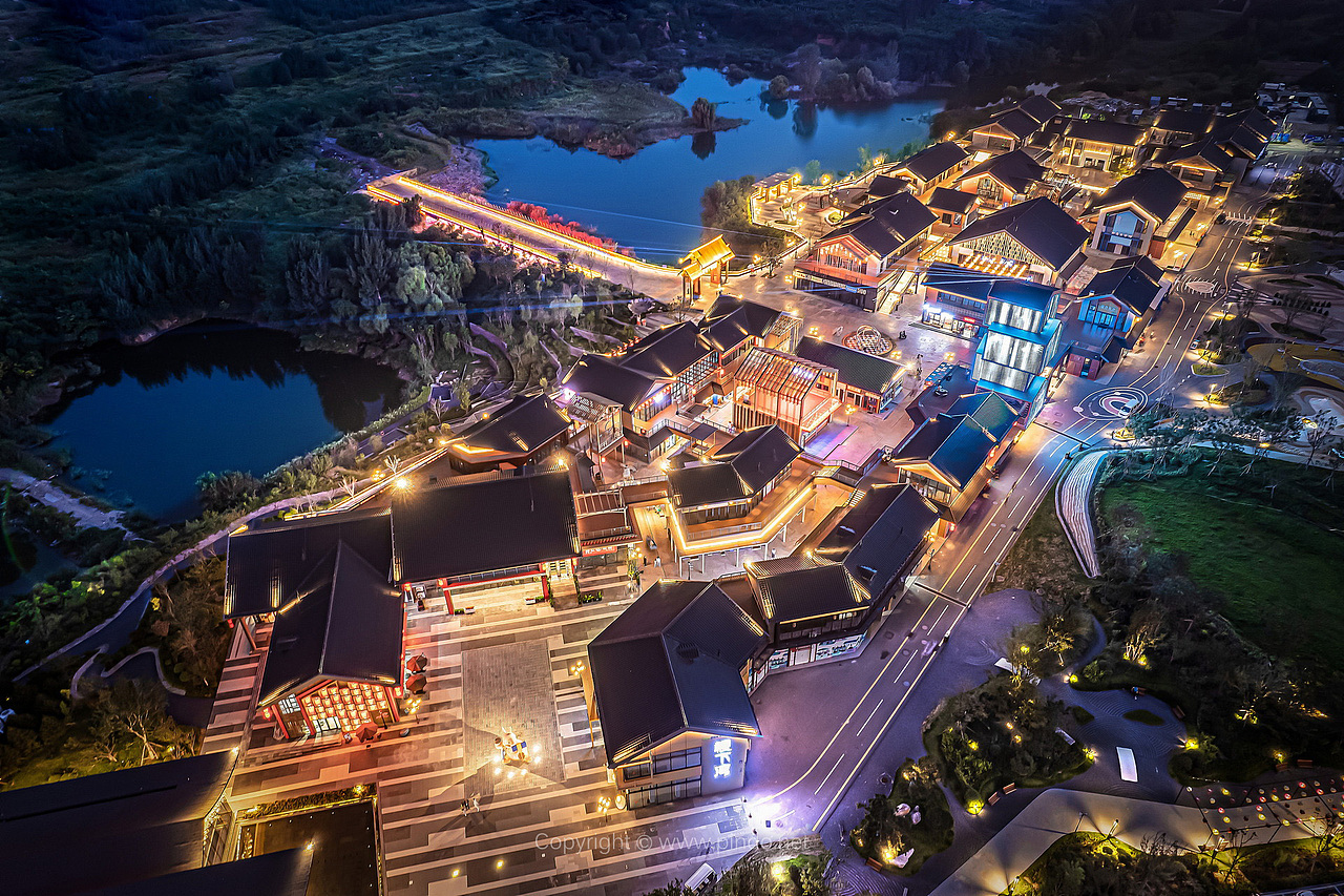 建筑景观摄影|淄博华侨城欢乐山川稷下湾