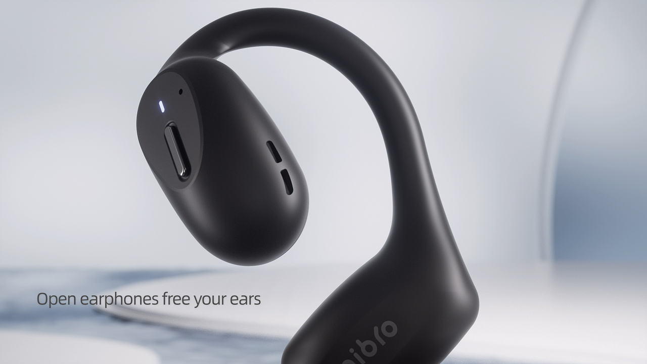 产品三维 | Mibro Earphone O1三维动画渲染视频质感