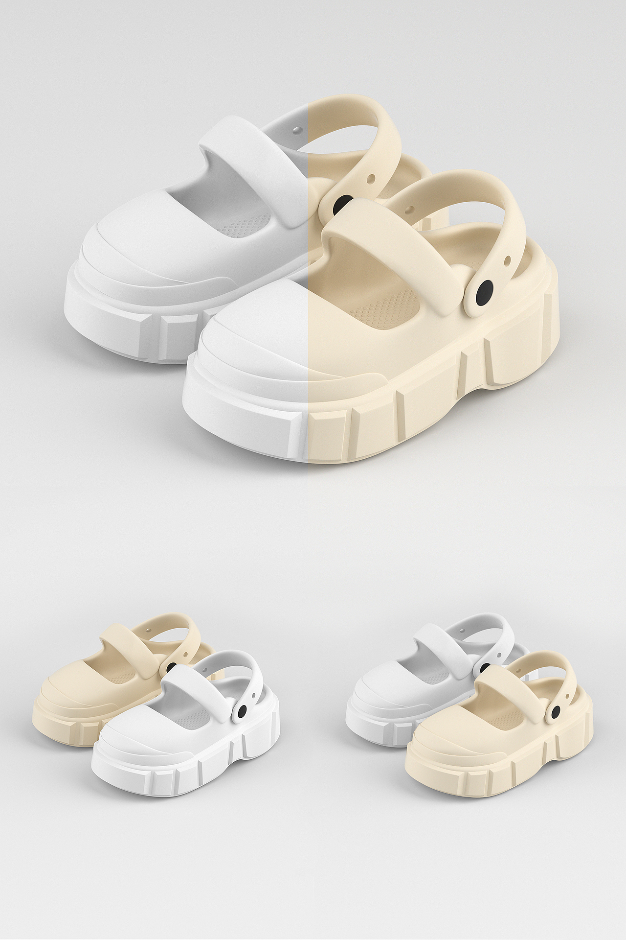 时尚简约洞洞鞋（图ZMzQ4NDM2NTMy） - 产品 - 站酷设计师谈一笑X原创素材 - 站酷ZCOOL