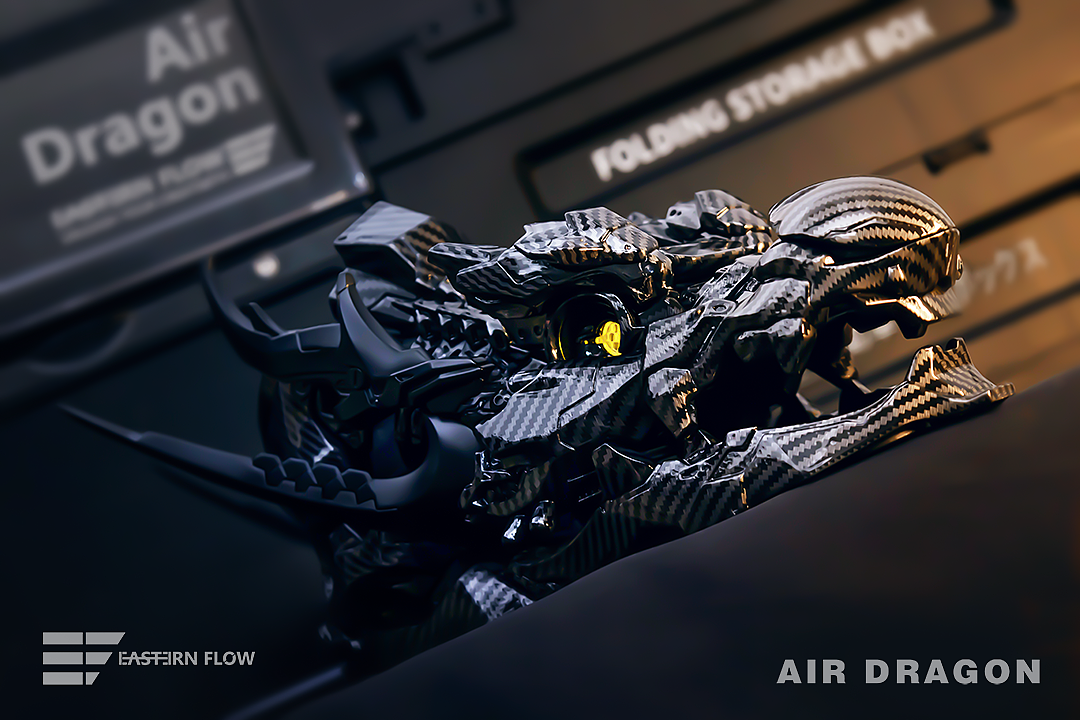 雕塑龙骨|AirDragon黑影展现国潮「黑科技」