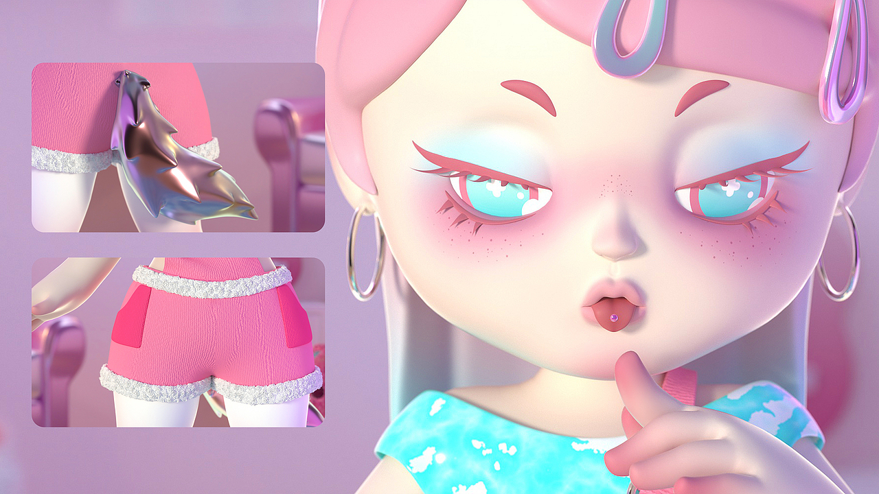 Doll Lady-NALA‘娜辣’IP人物系列设计（图ZMjk4NjA1MTcy） - 玩具 - 站酷设计师爱种田的小张原创素材 - 站酷ZCOOL