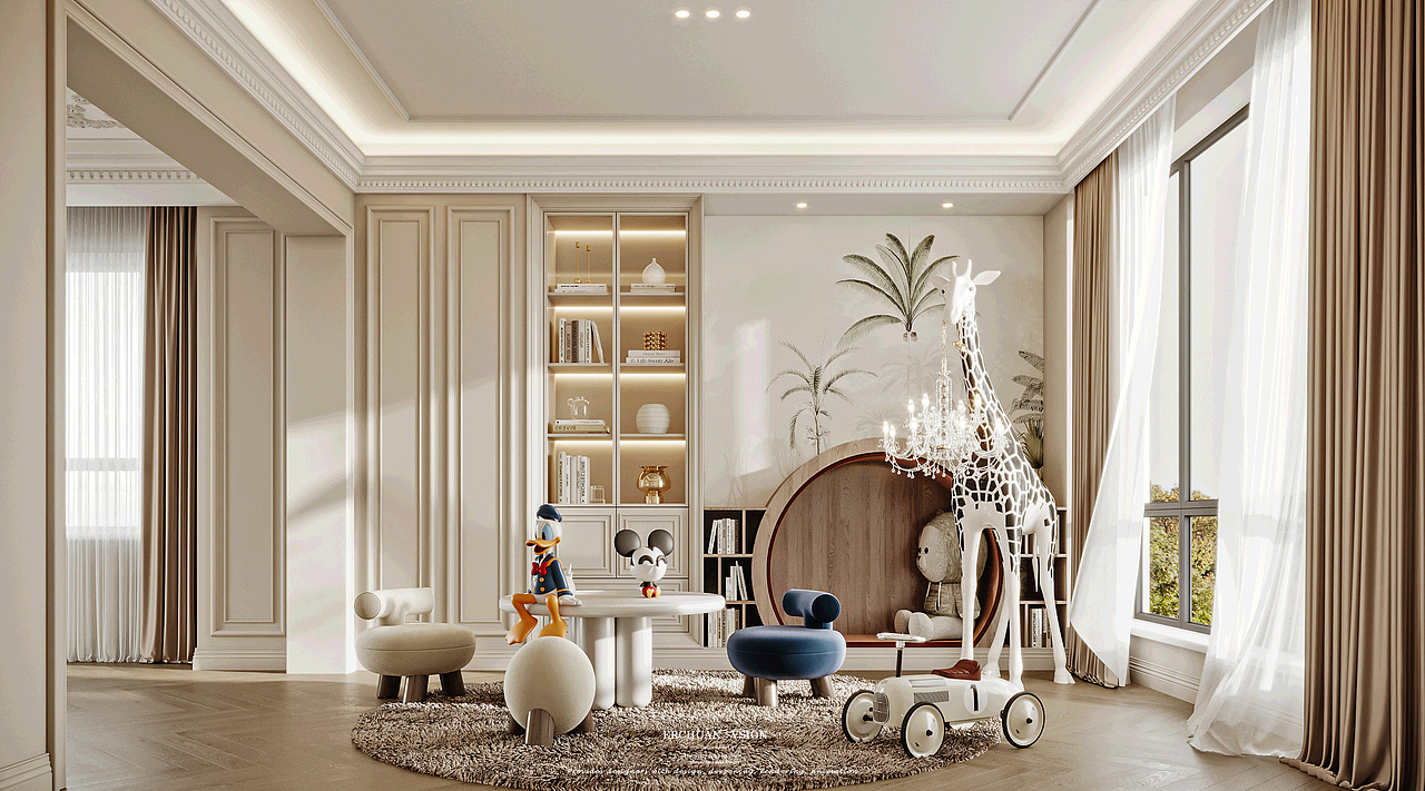 而川视觉 丨 法式别墅—赋予生活极致的奢华浪漫