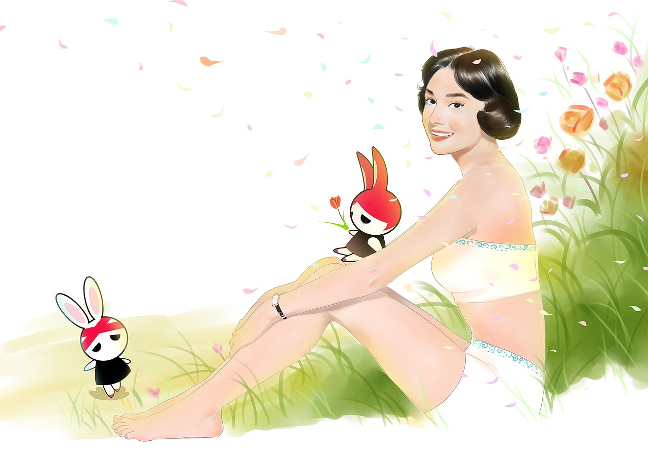 美琳和爱莎｜版画作品欣赏（图ZMzU3NjI2ODI4） - IP形象 - 站酷设计师杰森白原创素材 - 站酷ZCOOL