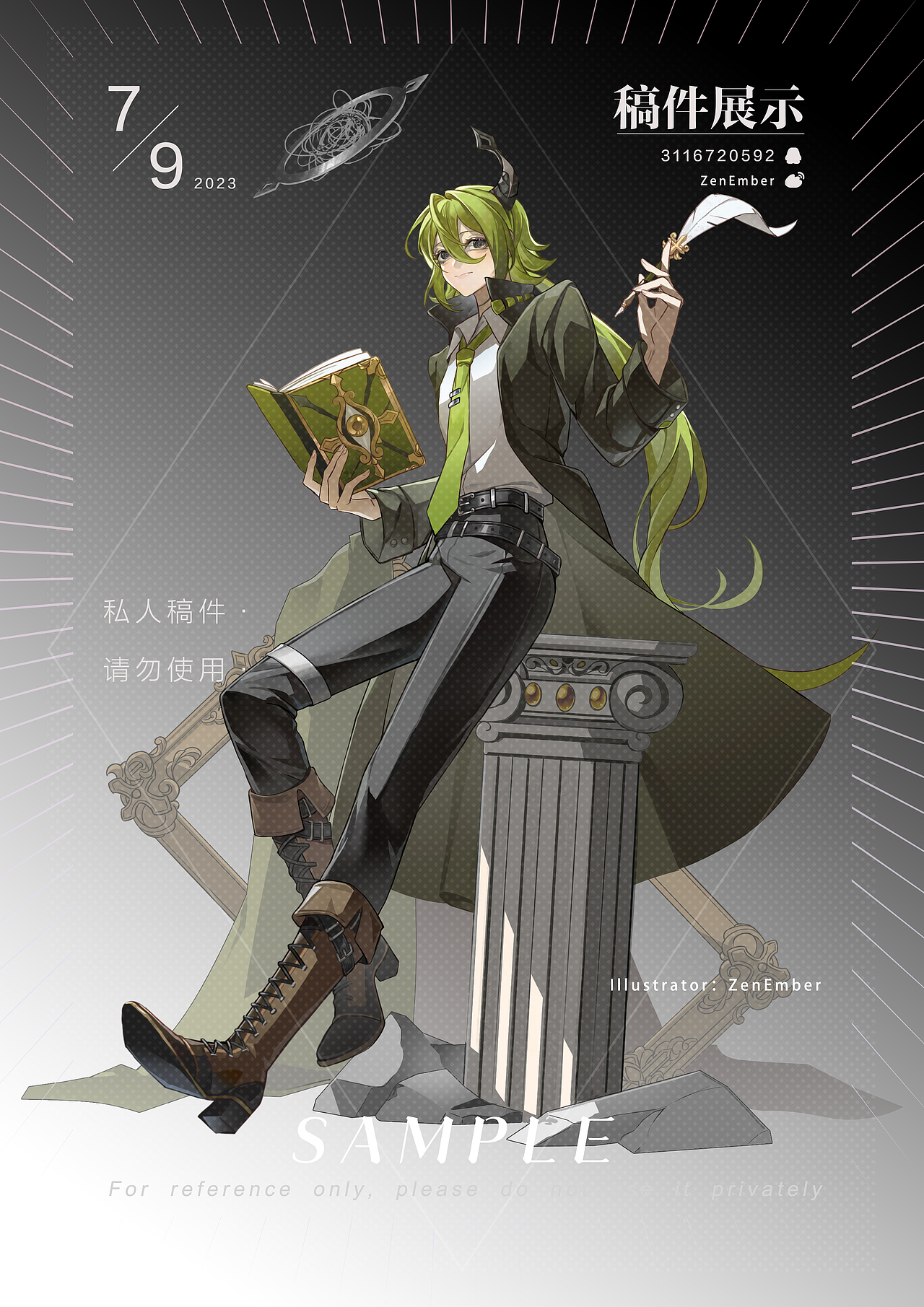传一下去年的私人稿件（图ZMzYxNjQzODA4） - 游戏原画 - 站酷设计师ZenEmber原创素材 - 站酷ZCOOL