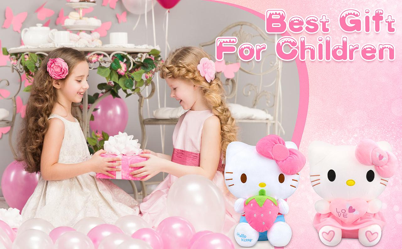 亚马逊hellokitty凯蒂猫 毛绒玩偶主图设计 A+ 视频