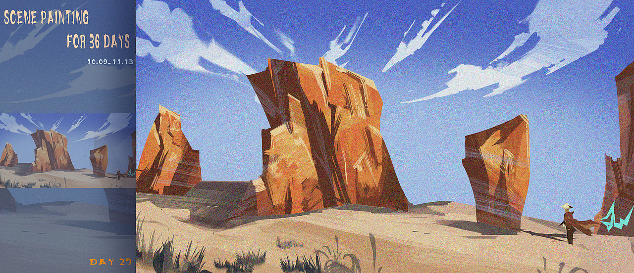 36天场景速途练习打卡（图ZMzIyOTIxNDk2） - 游戏原画 - 站酷设计师JW733原创素材 - 站酷ZCOOL