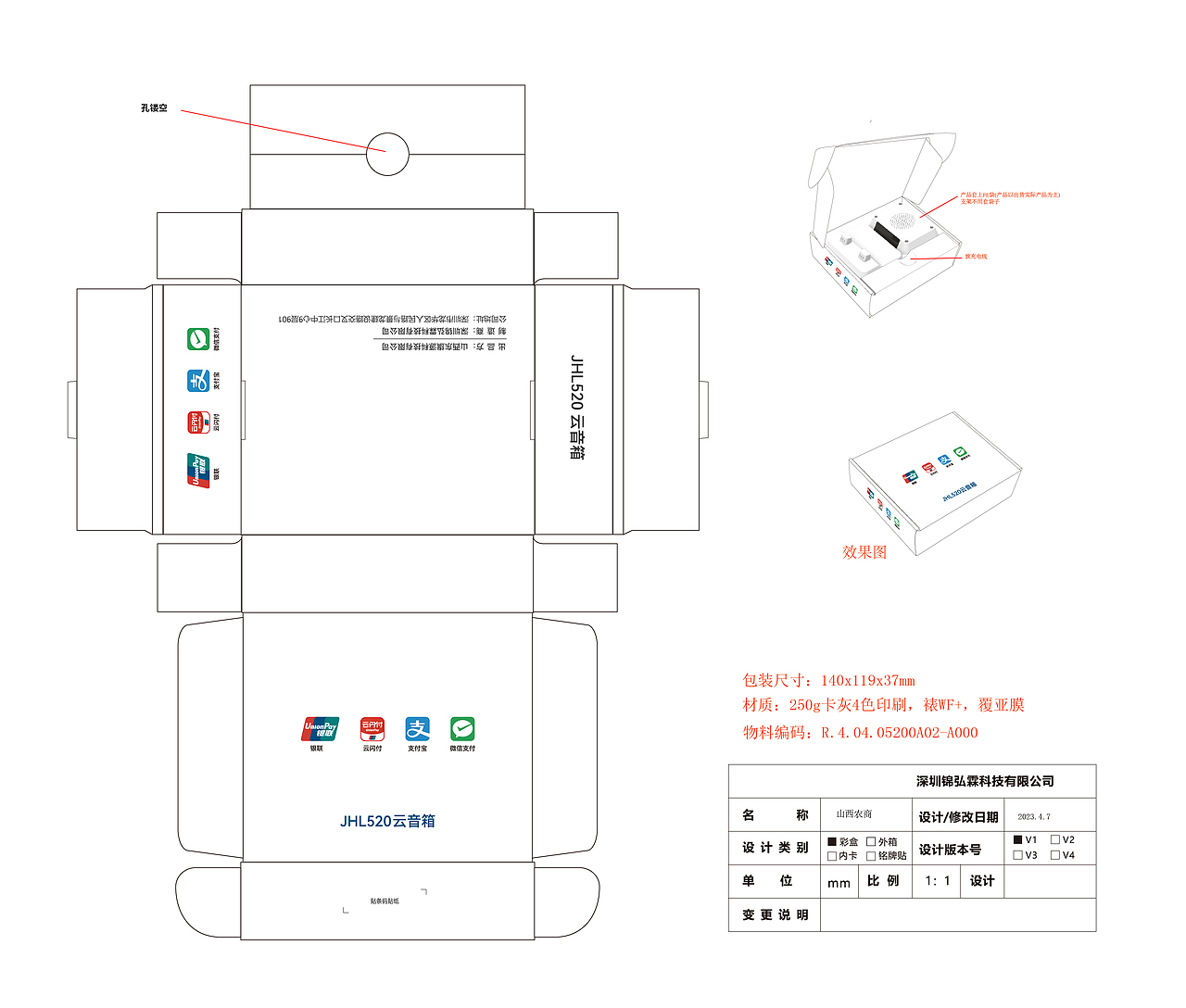包装刀模排版设计