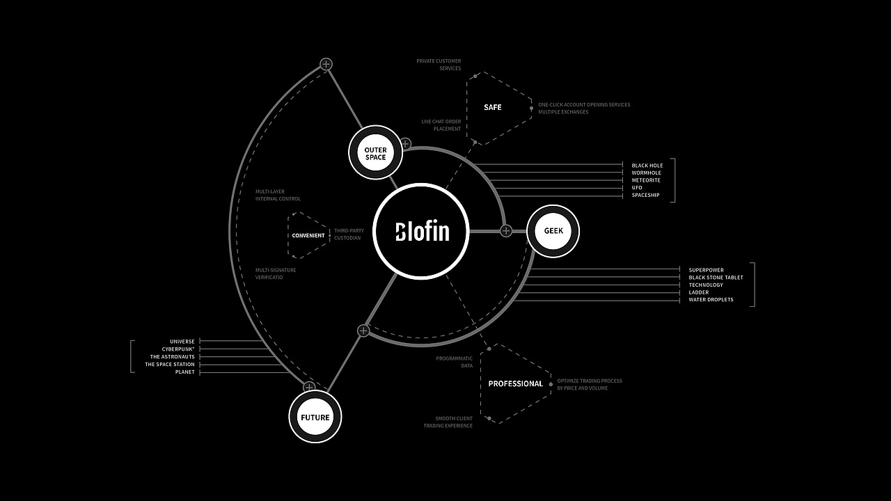 【品牌设计】blofin × 阿呆 - 关于黑白的探索