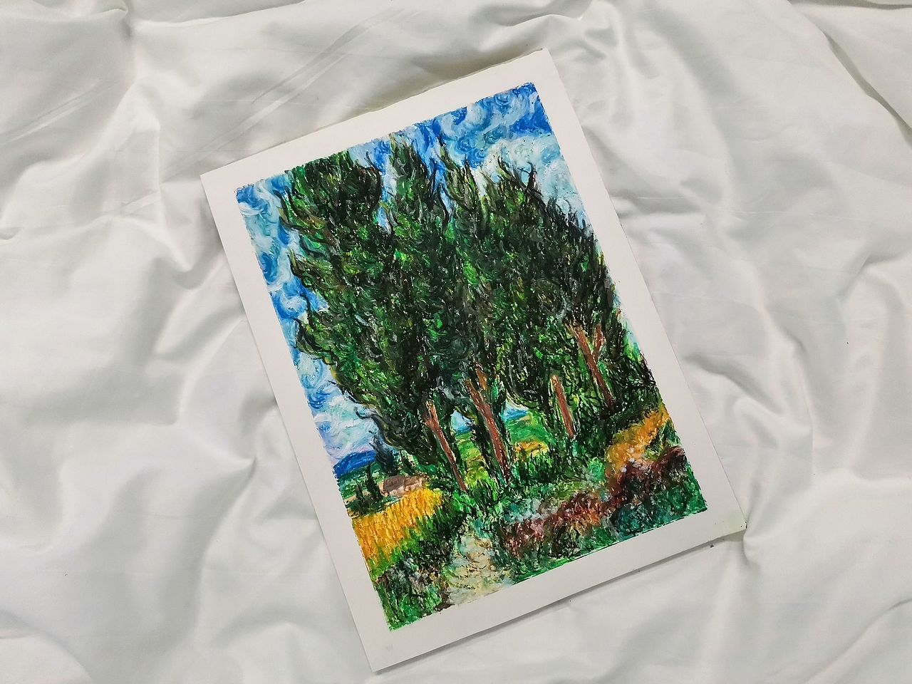 油画棒-世界名画临摹