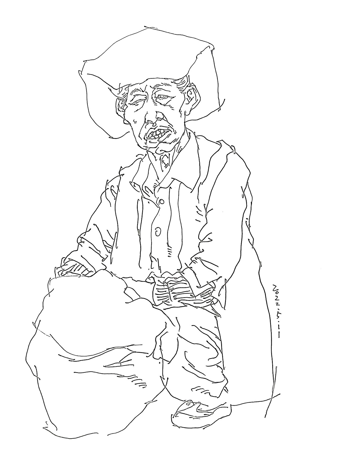 纪保超摸鱼速写