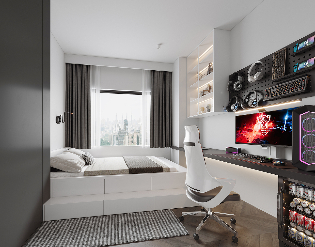 拓筑视觉表现丨现代极简