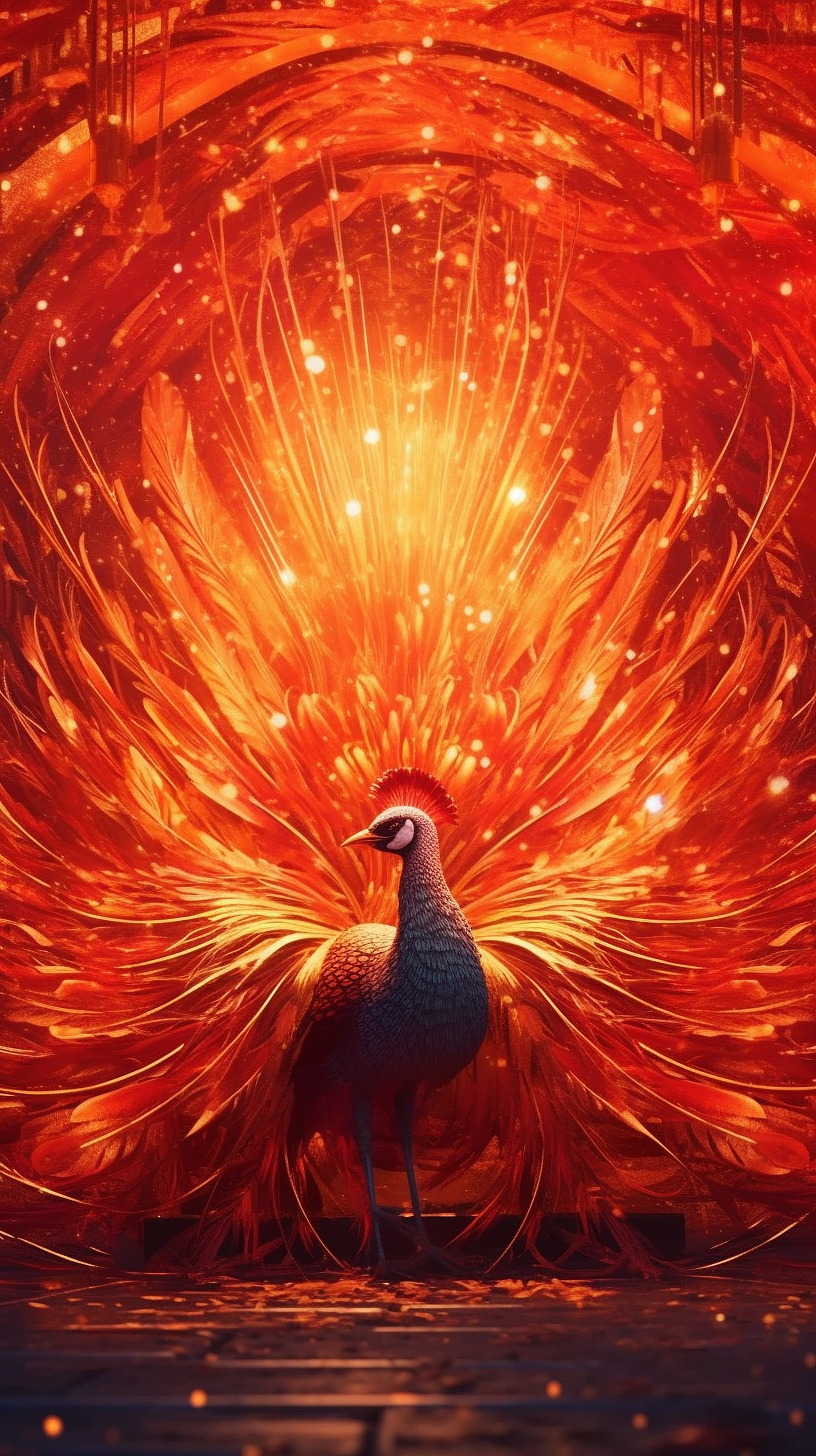 中国古代神兽系列-凤凰（图ZMzQ0ODM0OTQw） - 创作习作 - 站酷设计师艺舟1014原创素材 - 站酷ZCOOL