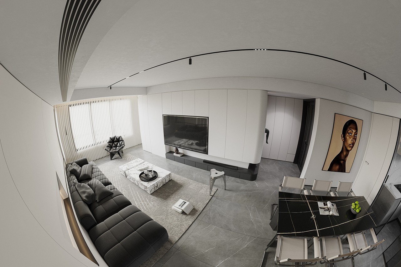 现代黑白灰（图ZMzI3NTY4MTY4） - 家装设计 - 站酷设计师小狗叫大花原创素材 - 站酷ZCOOL