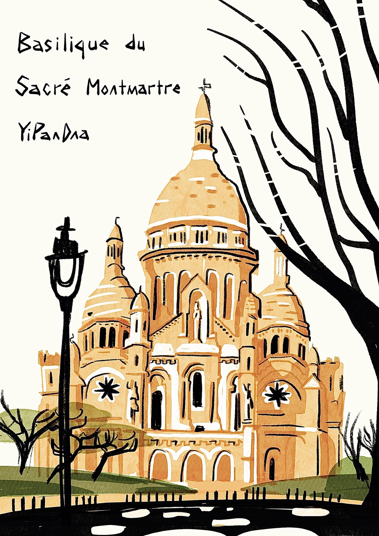 插画|圣心教堂