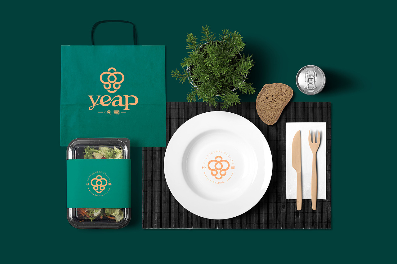 珠海葡式融合餐厅-yeap 悦葡-LOGO 设计（图ZMzQ4ODg2ODk2） - Logo - 站酷设计师设计师Sand原创素材 - 站酷ZCOOL