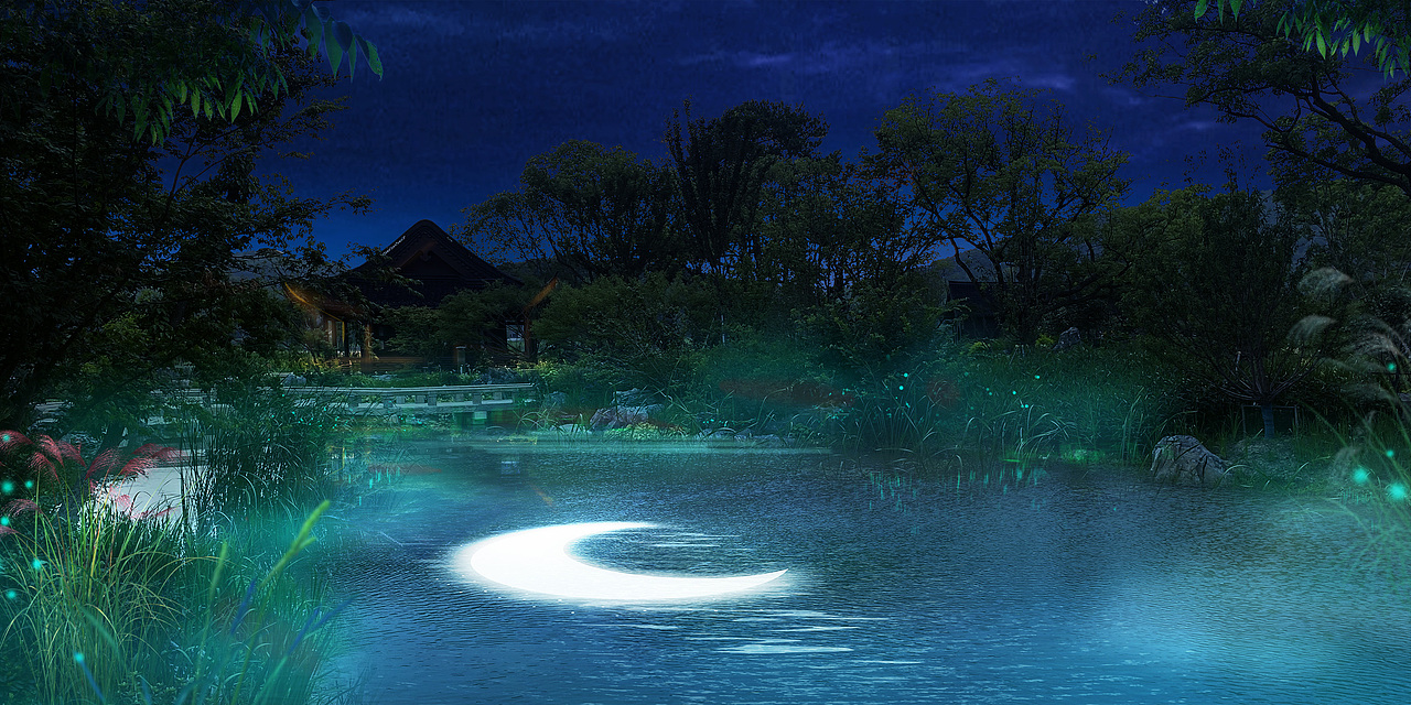 南北湖行浸式“澉川诗梦”实景演艺光影夜游文旅