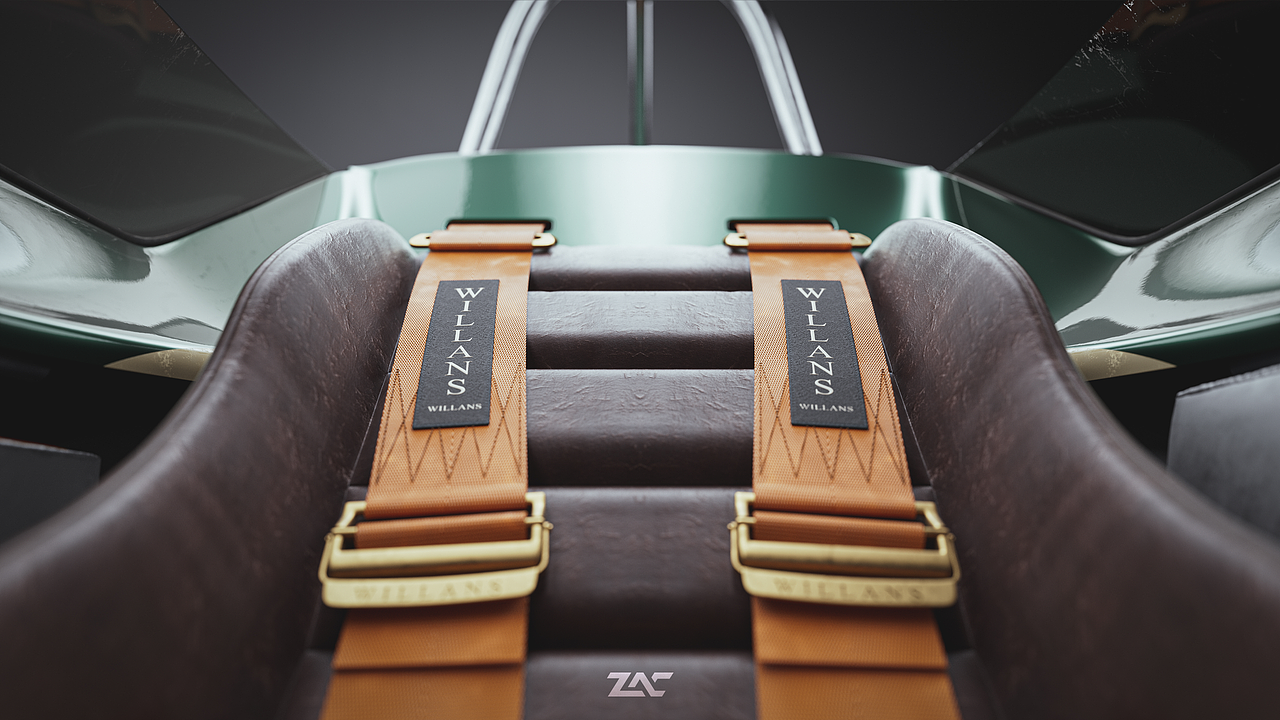 方程式赛车产品细腻渲染