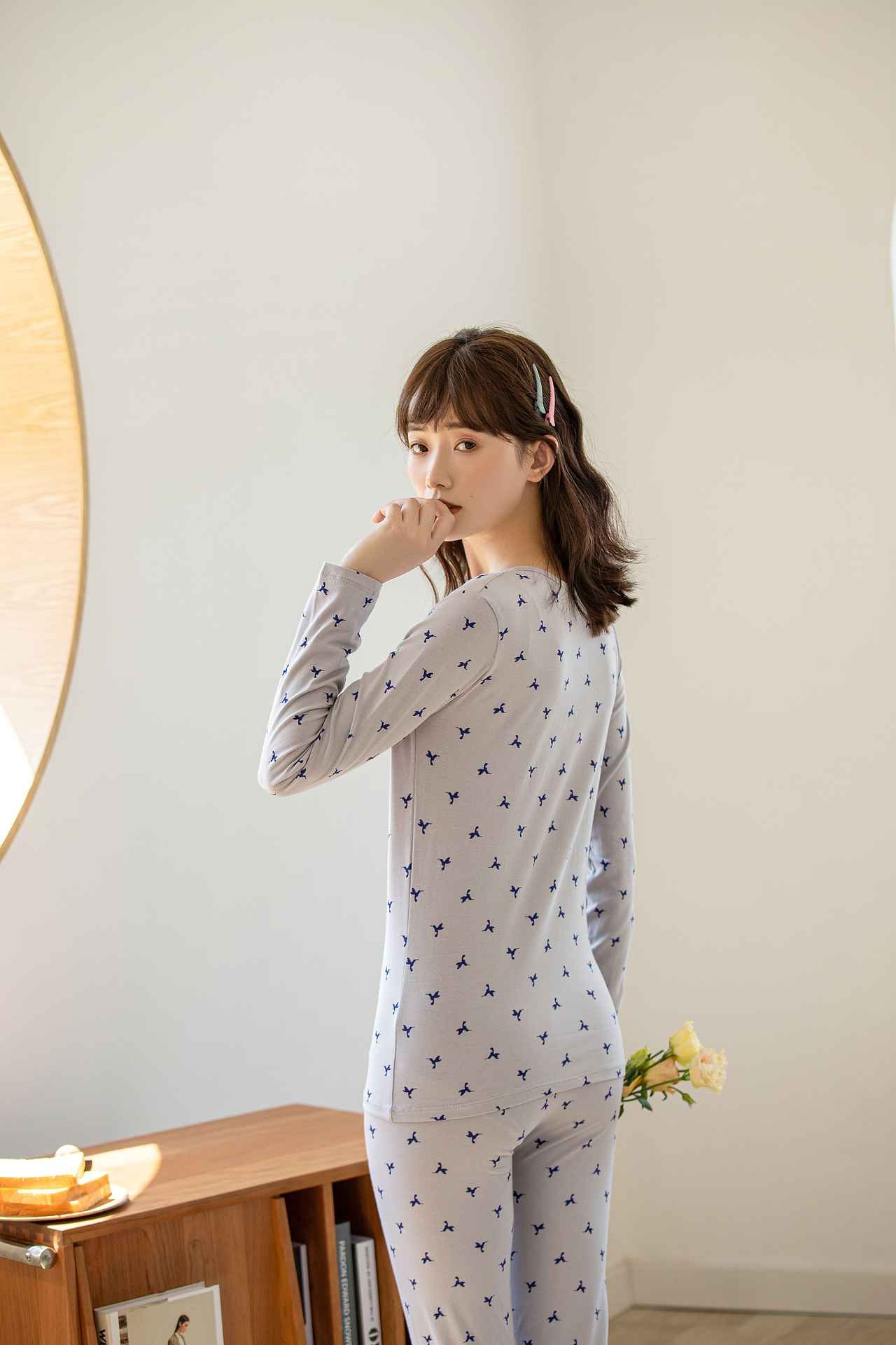 保暖内衣/美体衣の模特拍摄