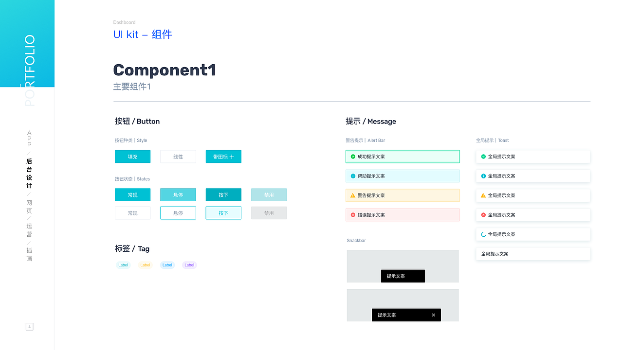 Mika|UI/UX Portfolio设计作品集(2019)