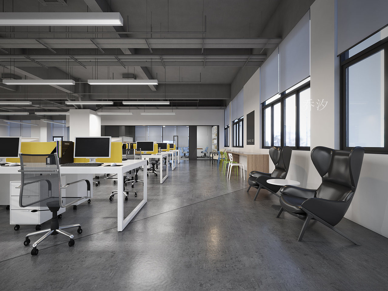 办公室设计成这样丨我愿意住在公司