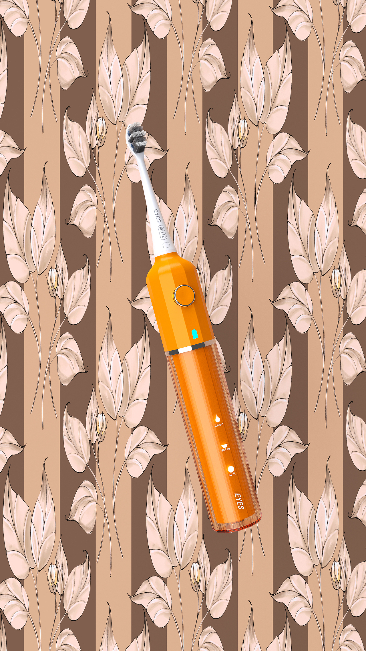 EYES-电动牙刷工业建模渲染