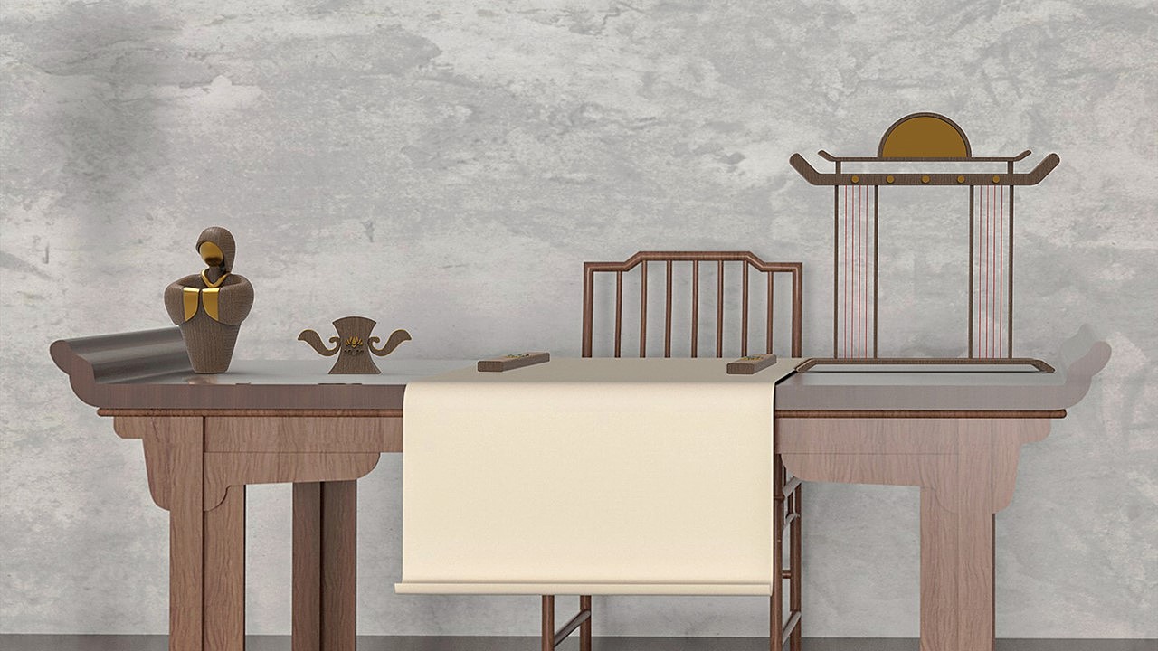 “唐潮”文房用具设计（图ZMzM2ODg4ODY0） - 其他工业/产品 - 站酷设计师目力有品原创素材 - 站酷ZCOOL