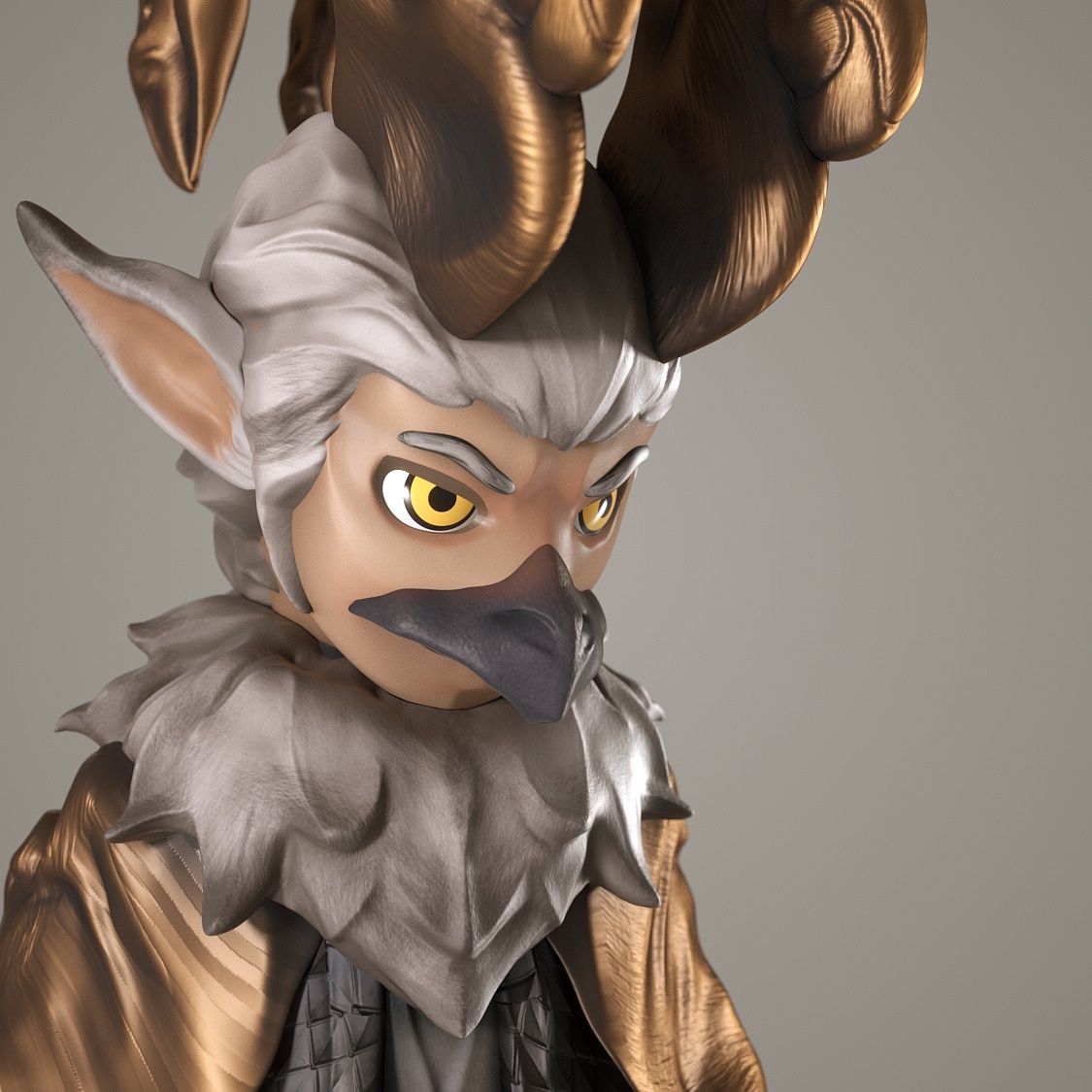 文物异想录-战国金怪兽q版拟人