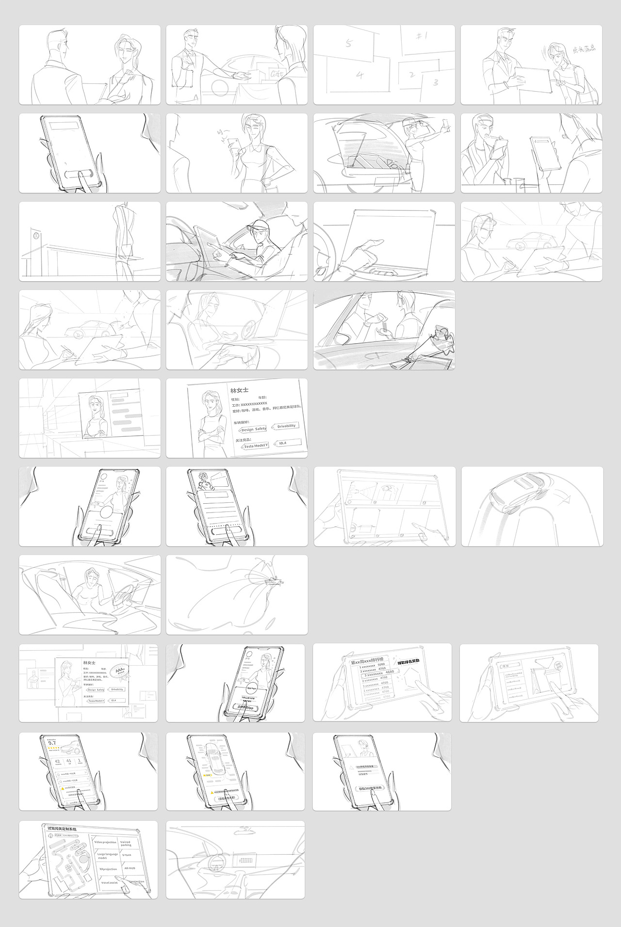 互联网/TVC/广告片/视频短片:故事板分镜头 与 工作流