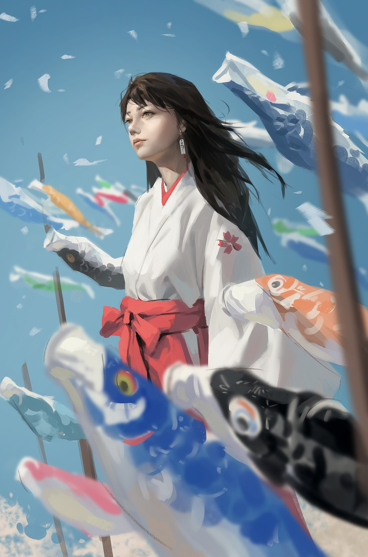 鲤鱼旗（图ZMzE1NTc3NjQ4） - 游戏原画 - 站酷设计师zhangshu66原创素材 - 站酷ZCOOL