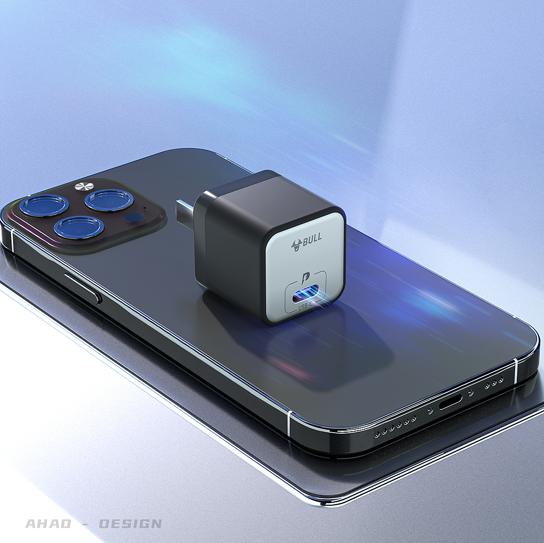 公牛 | 充电头主图建模渲染（图ZMzYzNTkxMTMy） - 电子产品 - 站酷设计师AHAO创意原创素材 - 站酷ZCOOL