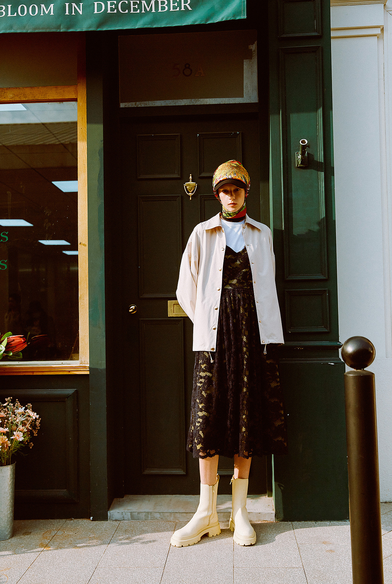 浪漫秋日电影感街拍女装