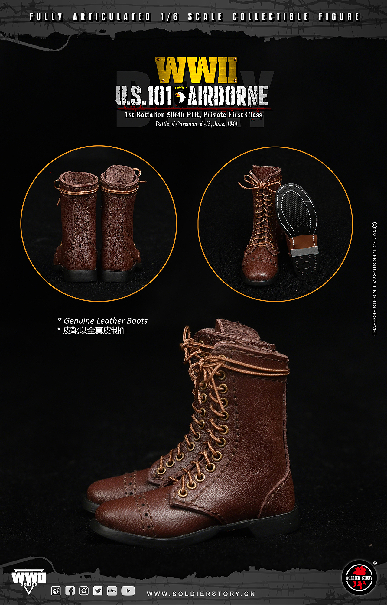 SoldierStory1/6二次大战美国第101空降师,506团第一营（图ZMzAzODMzMjQ4） - 手办/模玩 - 站酷设计师SoldierStory原创素材 - 站酷ZCOOL