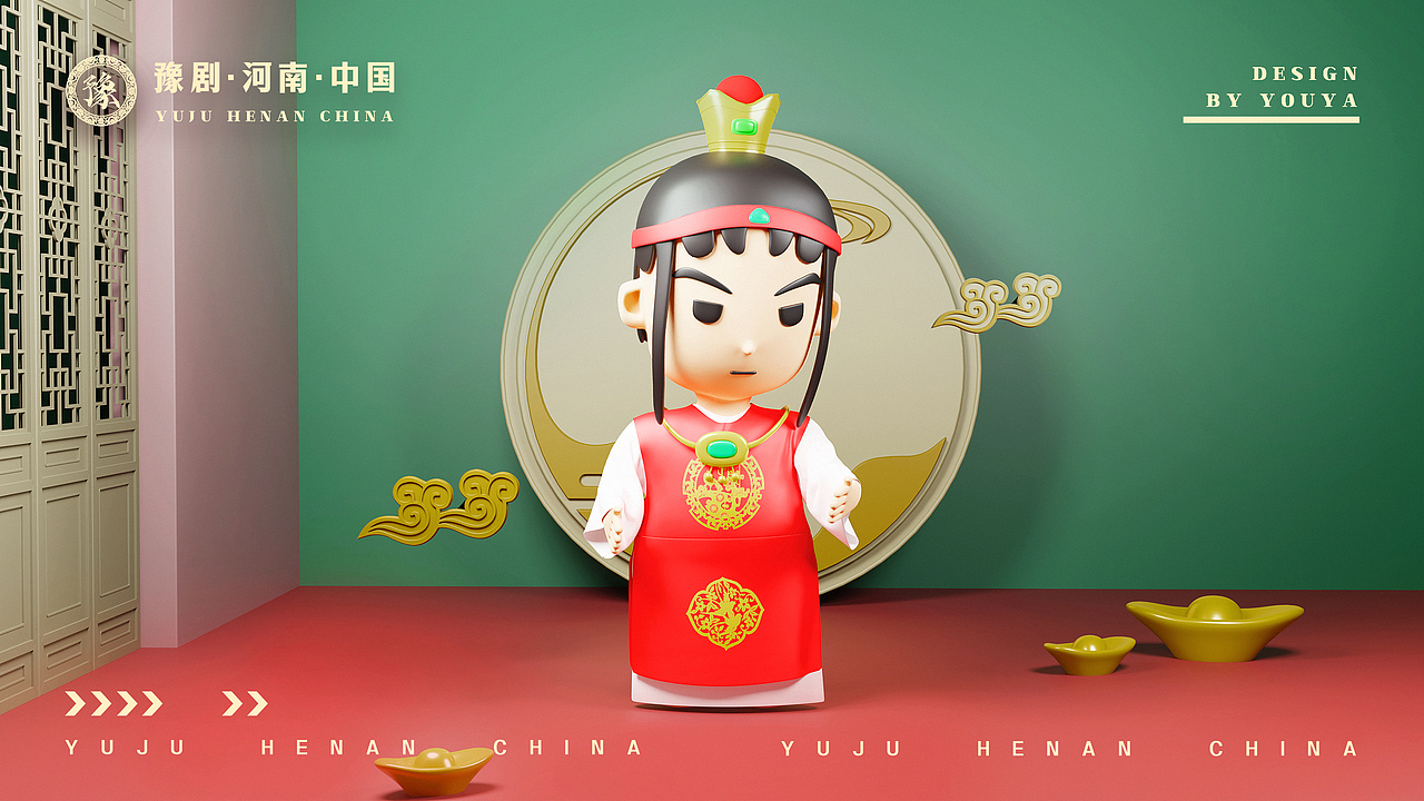 戏曲人物建模（图ZMzQzMTQ5NTgw） - 人物/生物 - 站酷设计师ElegantFeeling原创素材 - 站酷ZCOOL