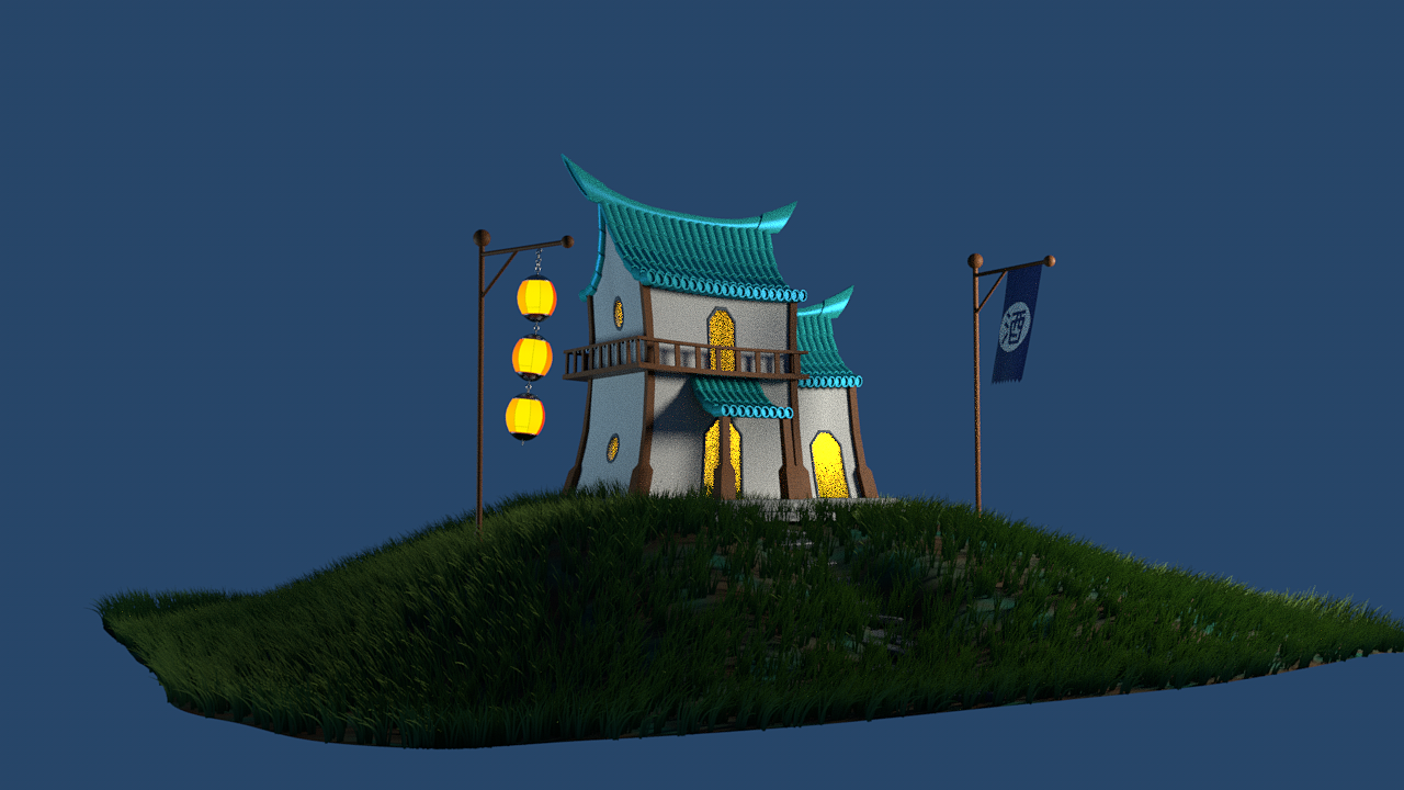 山顶房屋动画练习（图ZMzA0NTQzODYw） - 短片 - 站酷设计师Bwill原创素材 - 站酷ZCOOL