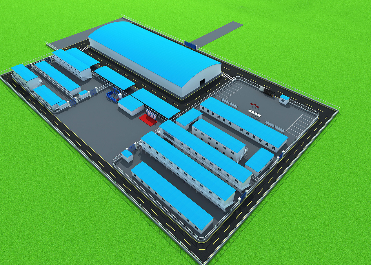 某项目部鸟瞰图