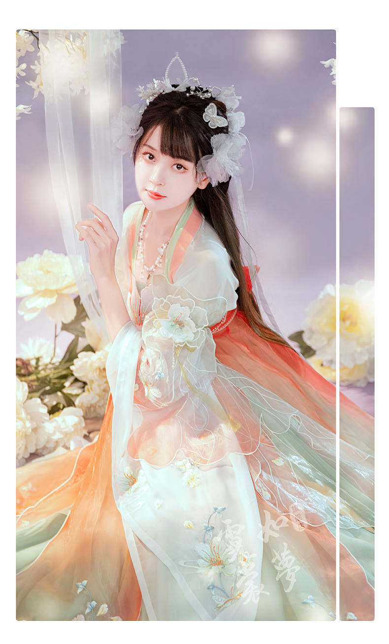 花精灵大袖齐胸襦裙详情页（图ZMzE2NDA5NjEy） - 电商 - 站酷设计师是兔子先生呀原创素材 - 站酷ZCOOL