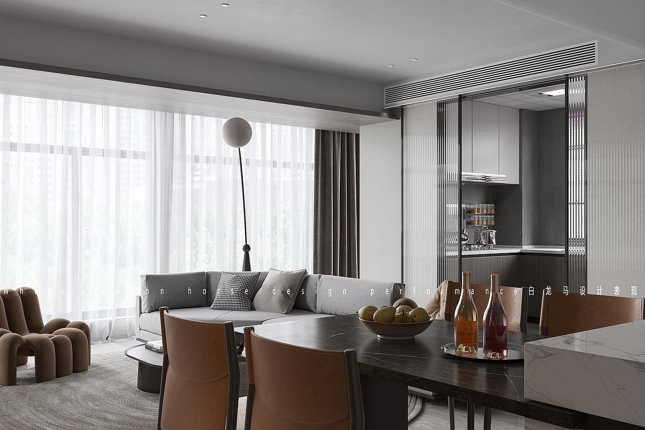 现代风格——白龙马效果